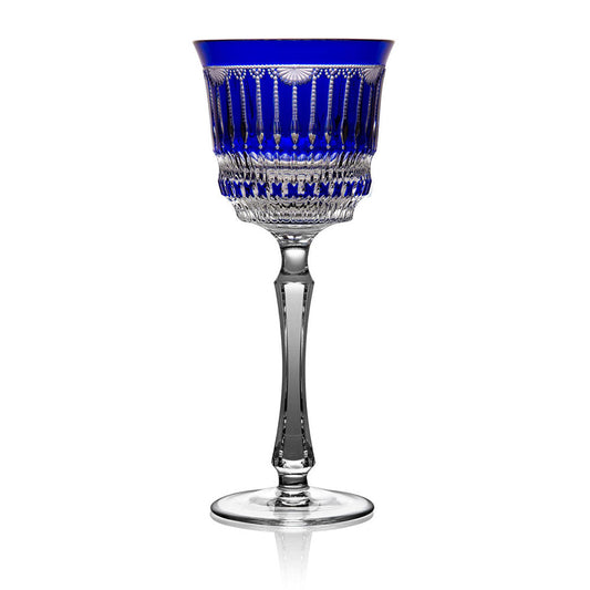 Venice Cobalt Water Glass by Varga Crystal 