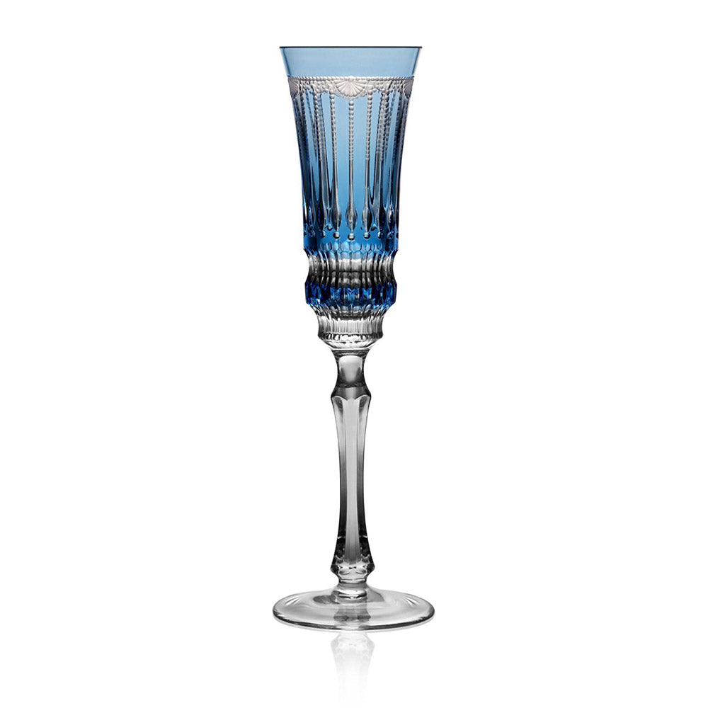 Venice Sky Blue Flute by Varga Crystal 