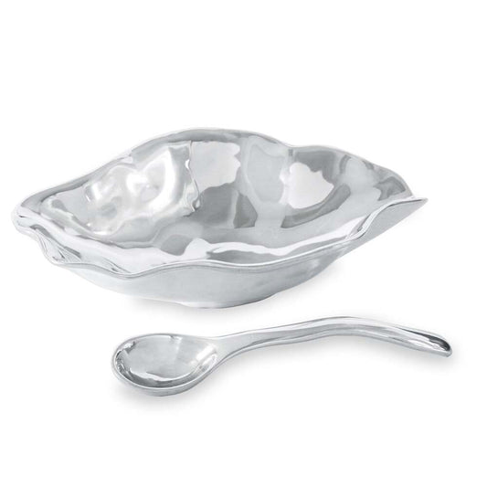 Vento Claire Medium Bowl with Spoon by Beatriz Ball 1