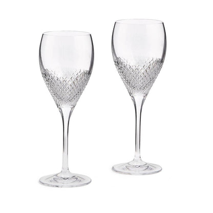 Vera Wang Diamond Mosaic Goblet, Set Of 2 by Wedgwood