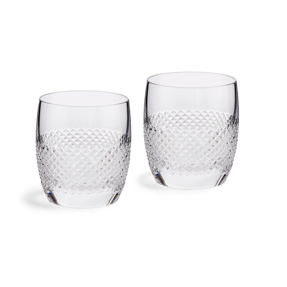 Vera Wang Diamond Mosaic Tumbler, Set Of 2 by Wedgwood