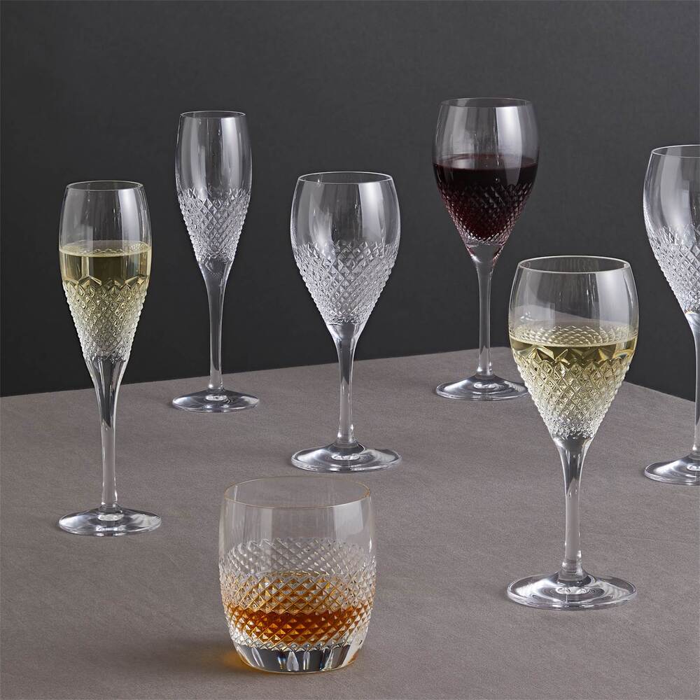 Vera Wang Diamond Mosaic Wine, Set Of 2 by Wedgwood Additional Image - 5