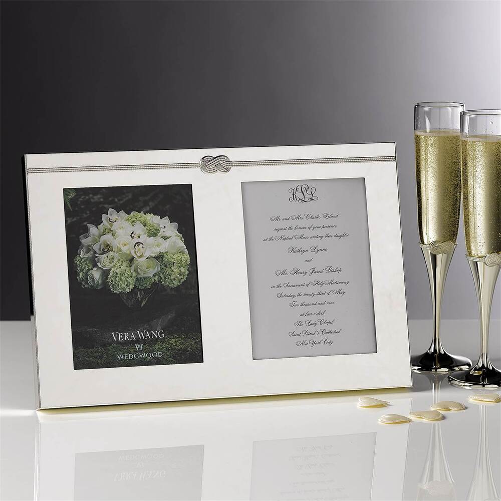 Vera Wang Infinity Double Invitation Frame (Photo: 5X7Inch) by Wedgwood Additional Image - 2