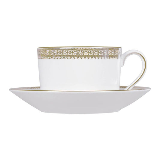 Vera Wang Lace Gold Teacup & Saucer by Wedgwood