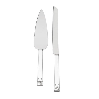 Vera Wang Love Knots Cake Knife And Server by Wedgwood