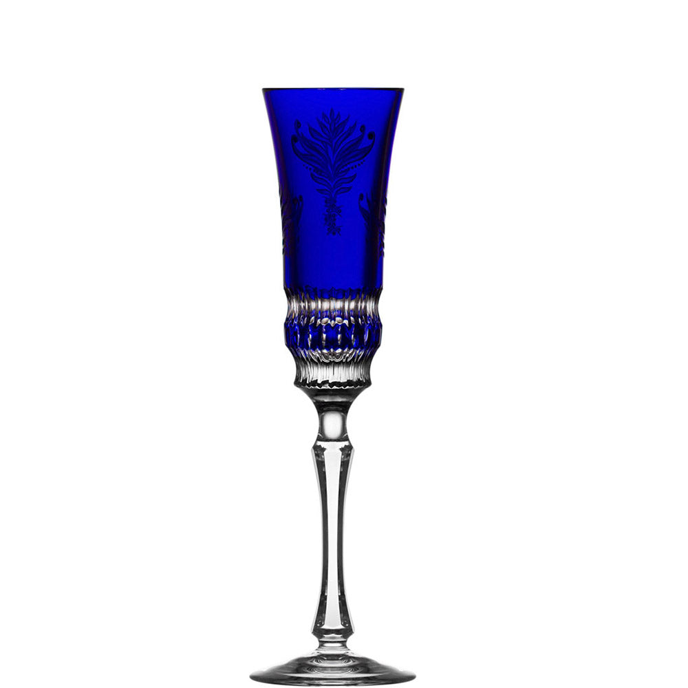 Veronese Cobalt Flute by Varga Crystal 