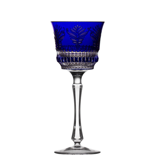 Veronese Cobalt Wine Hock by Varga Crystal 