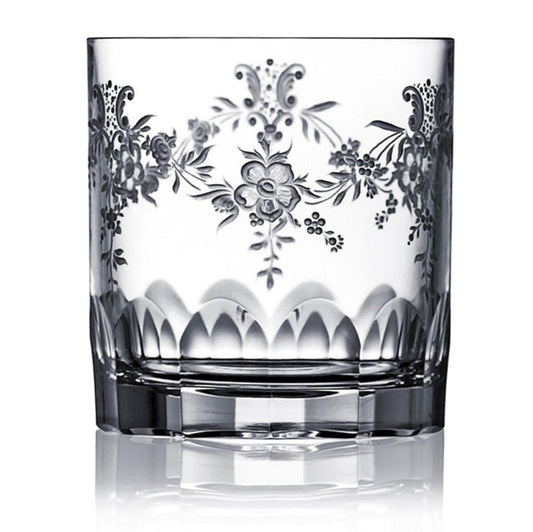 Versailles Clear Double Old Fashioned Glass by Varga Crystal 