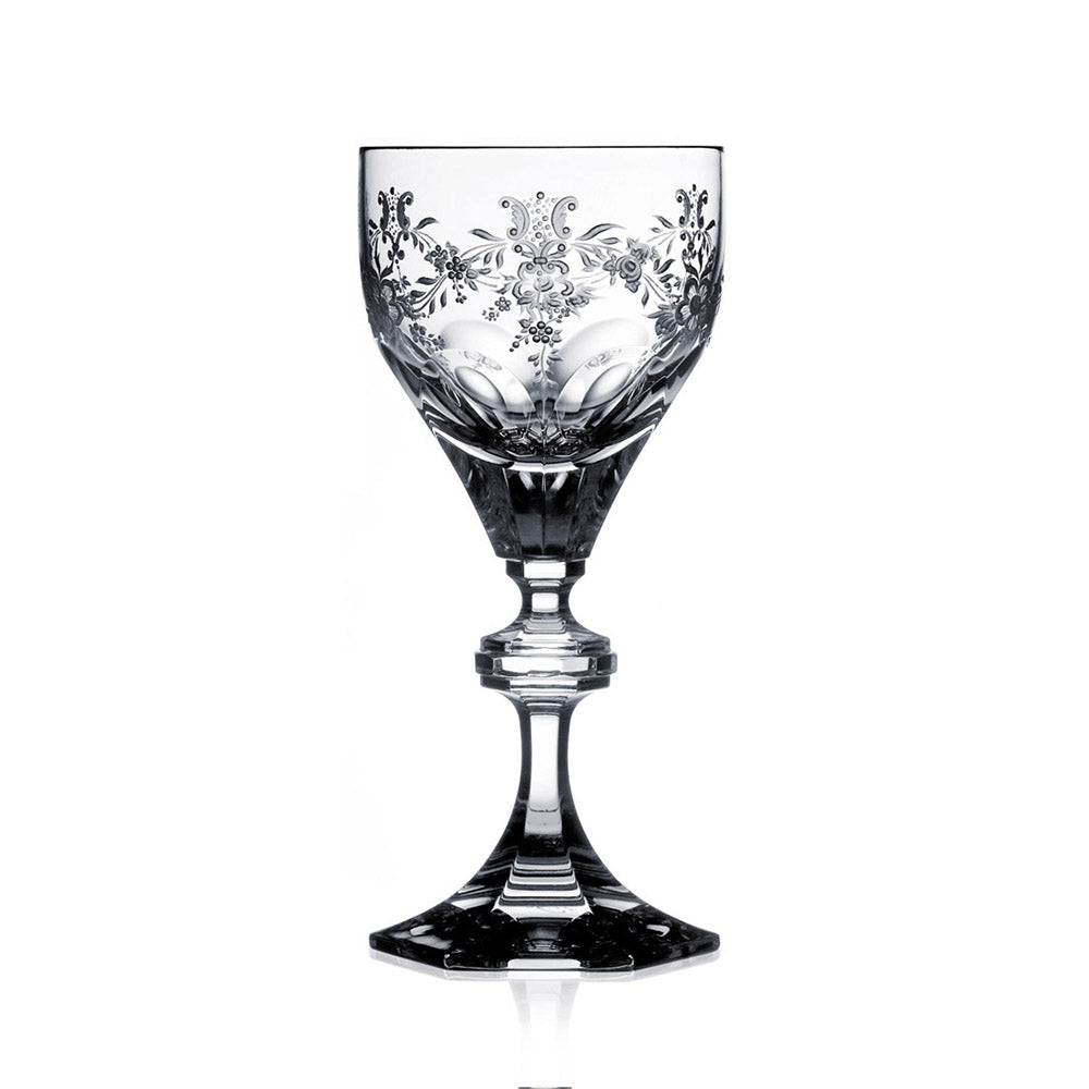 Versailles Clear Wine Glass by Varga Crystal 