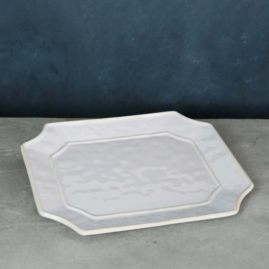 Vida Charleston Rectangular Tray - White by Beatriz Ball 