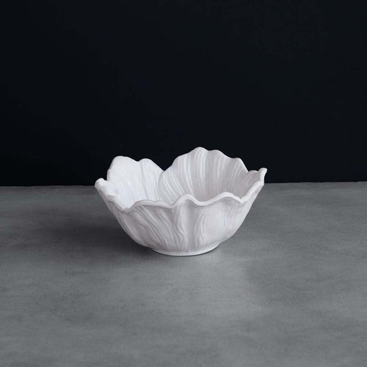 Vida Lettuce Cereal Bowl Set of 4 - White by Beatriz Ball 