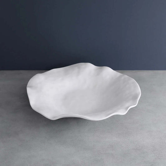 Vida Nube Extra Large Round Bowl - White by Beatriz Ball 