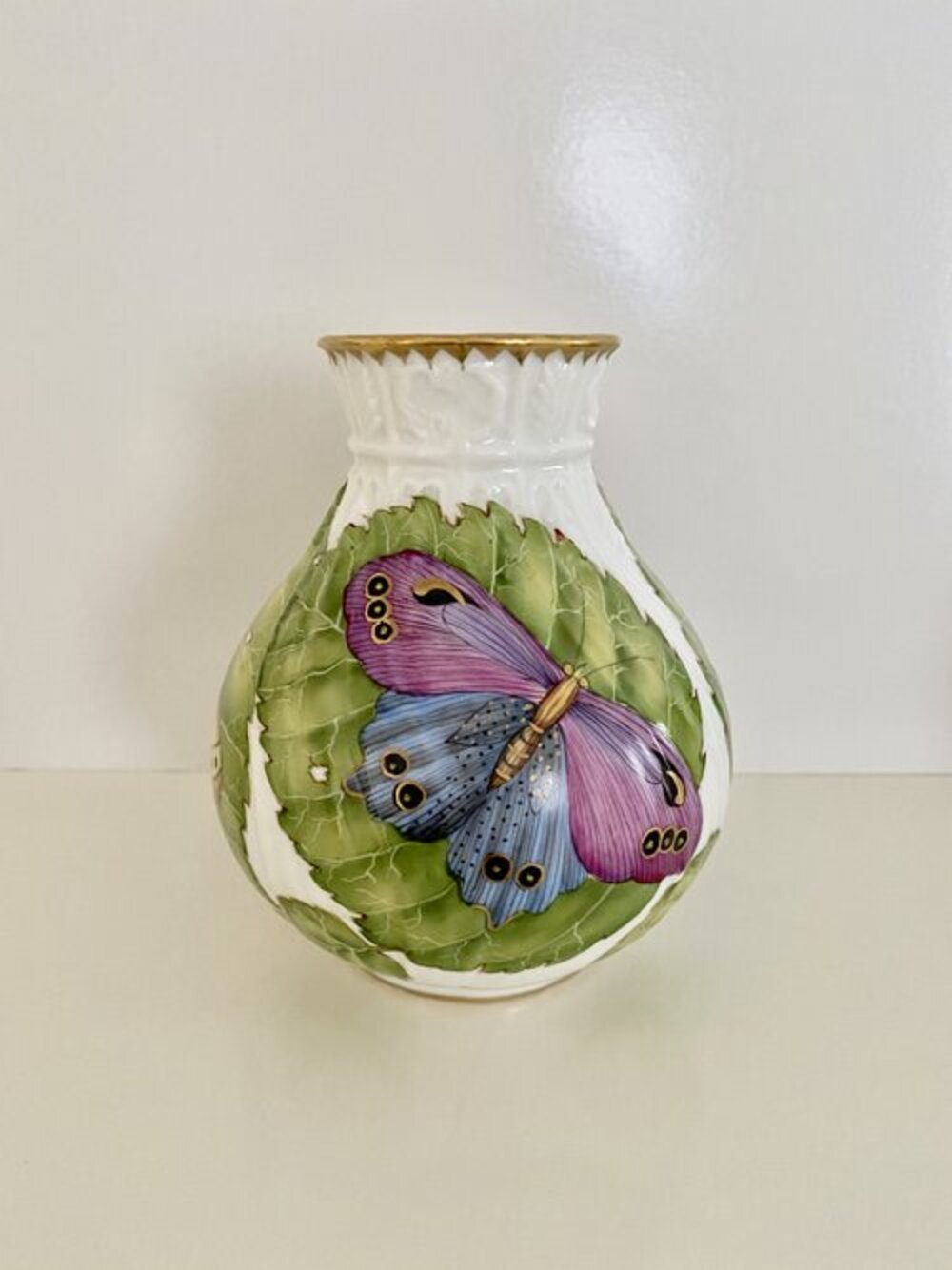 VL25 - Art Nouveau Butterfly Bud Vase by Anna Weatherley 1