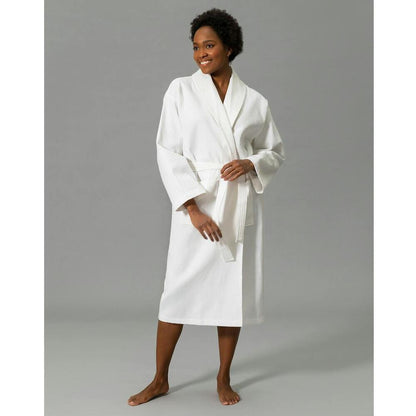 Waffle Robe White 3