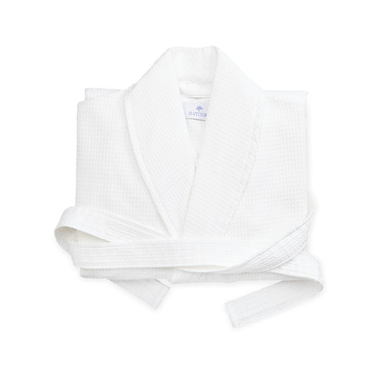 Waffle Robe White 