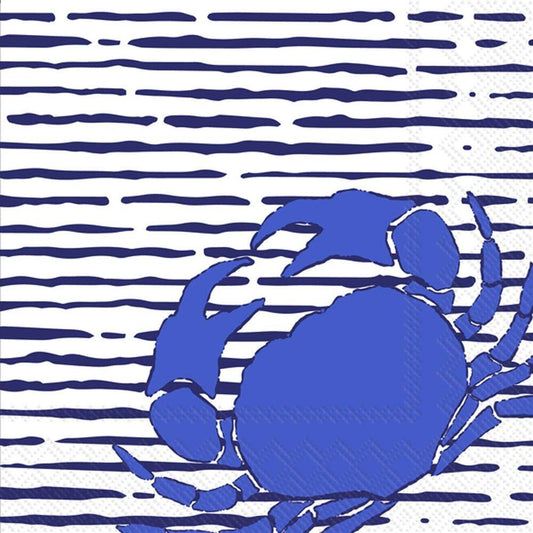 Waterline Crab Cocktail Napkin By Boston International by Mariposa 