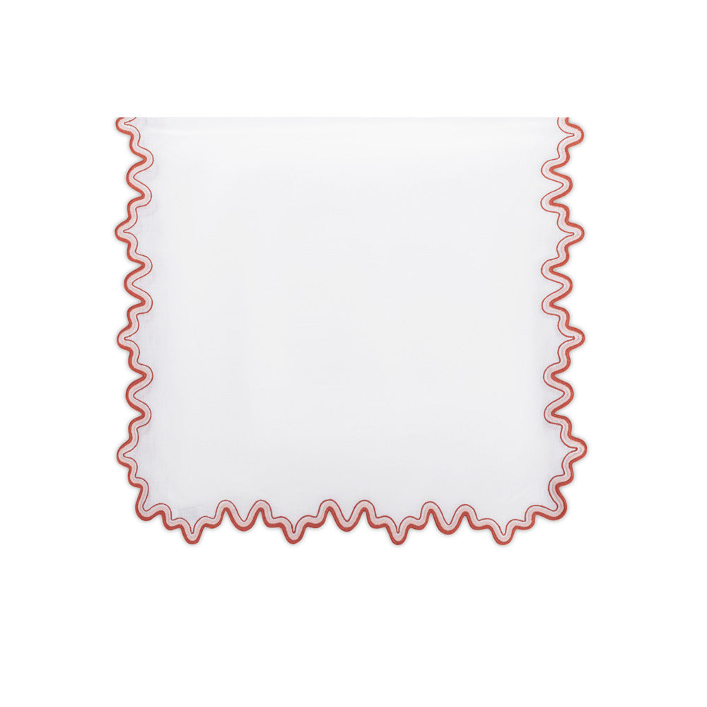 Wave 16" W x 108" L Runner Carnelian 
