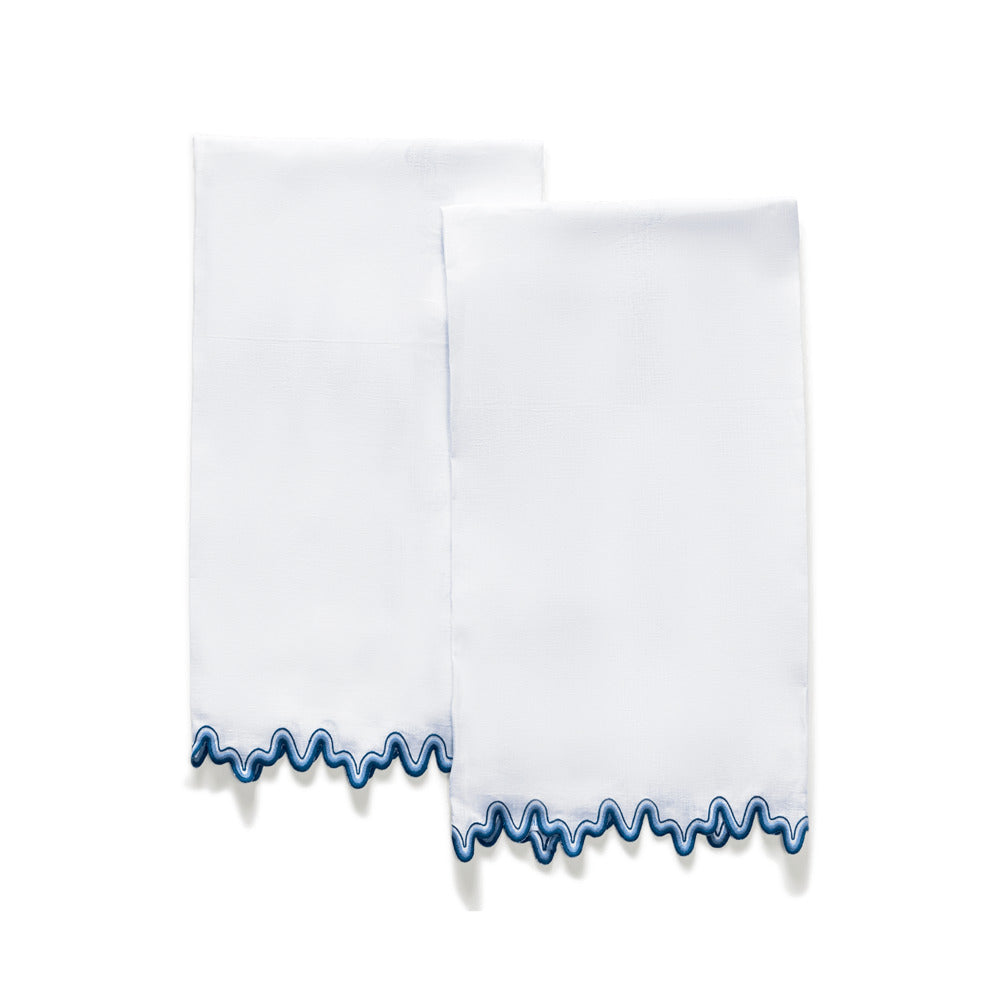 Wave Guest Towels - set of 2