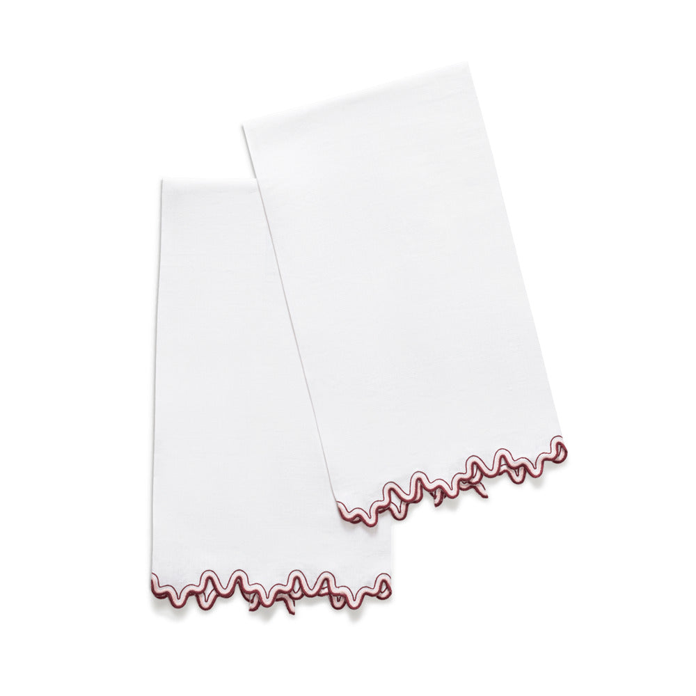 Wave Guest Towels set of 2 Paradise 