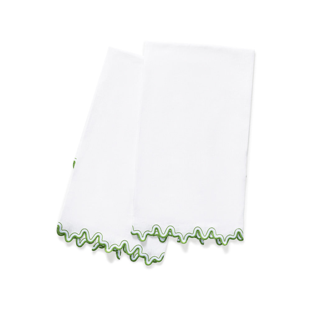 Wave Guest Towels set of 2 Santorini 