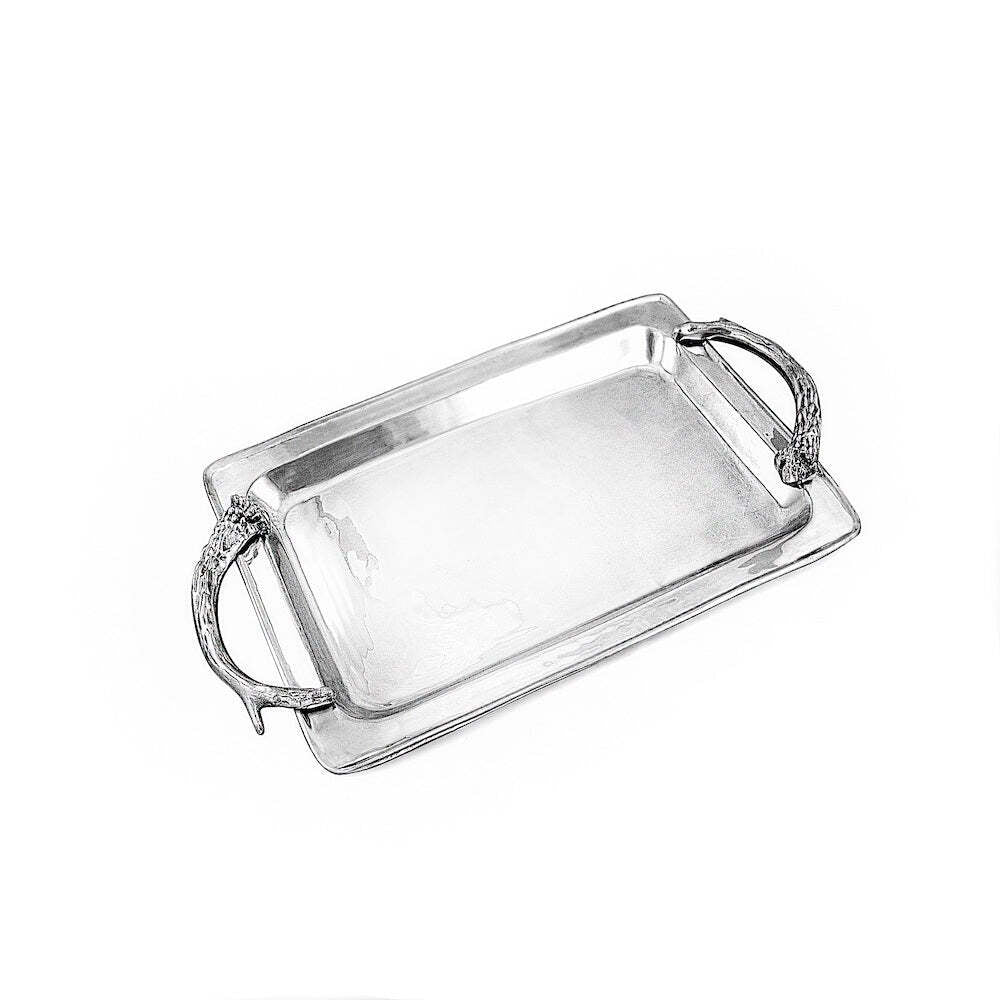 Western Antlers Rectangular Tray by Beatriz Ball 