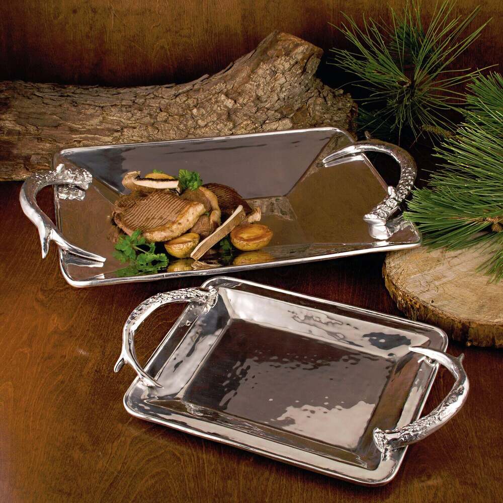 Western Antlers Rectangular Tray by Beatriz Ball - 9