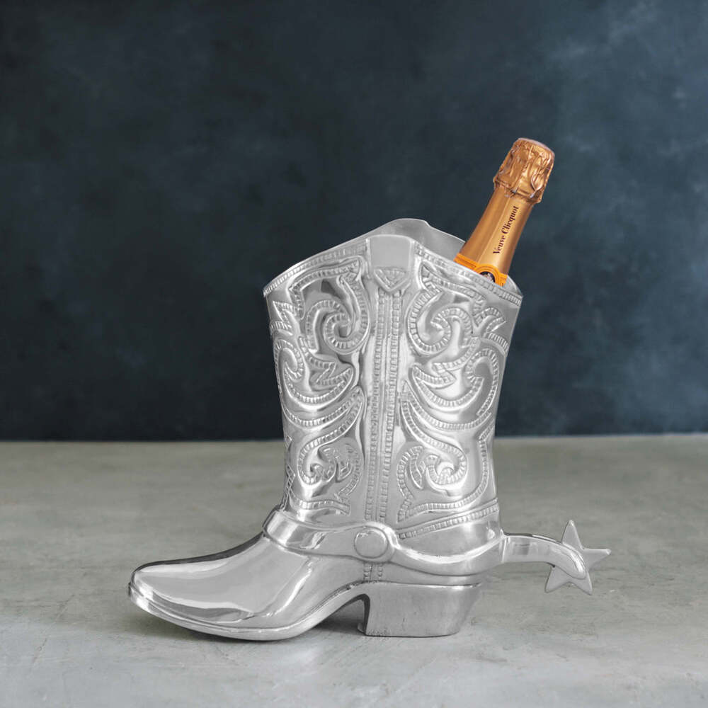 Western Cowboy Boot Wine Bucket by Beatriz Ball - 2