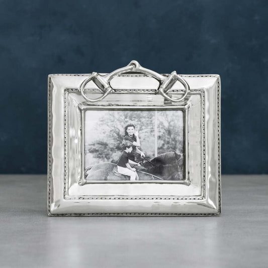 Western Equestrian Snaffle Bit 5" x 7" Frame by Beatriz Ball 