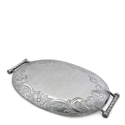 Western Leather Serving Tray by Arthur Court Designs 3