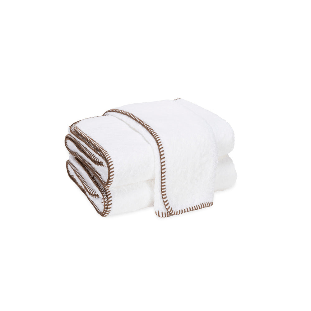 Whipstitch Guest Towel Cocoa 