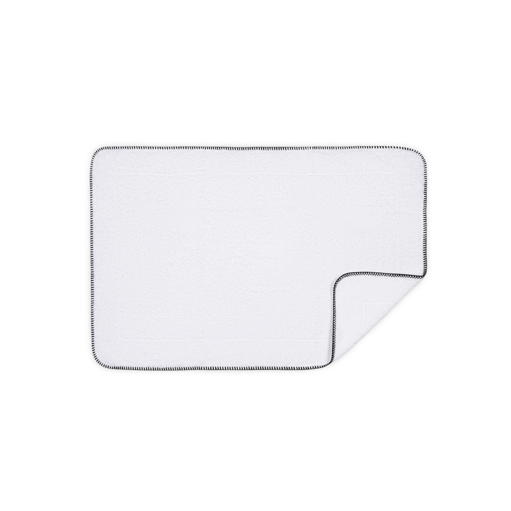 Whipstitch Tub Mat Black 