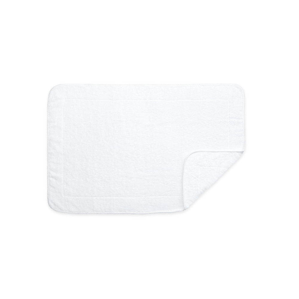 Whipstitch Tub Mat White 