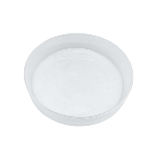 White Alabaster Small Plate by Mariposa