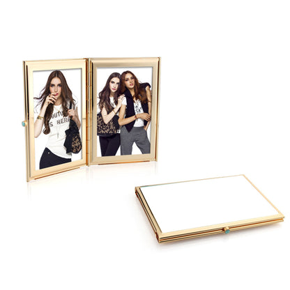 White & Gold Travel Frame 2"x3" by Addison Ross Additional Image-2