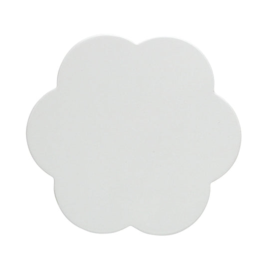 White Scallop Coasters - Set of 4 12cm by Addison Ross