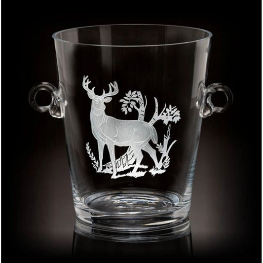 White Tail Buck Ice Bucket by Julie Wear 