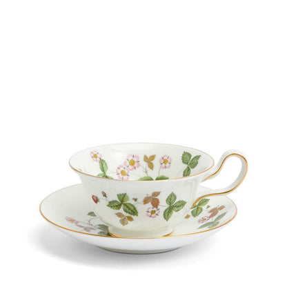 Wild Strawberry Teacup & Saucer by Wedgwood
