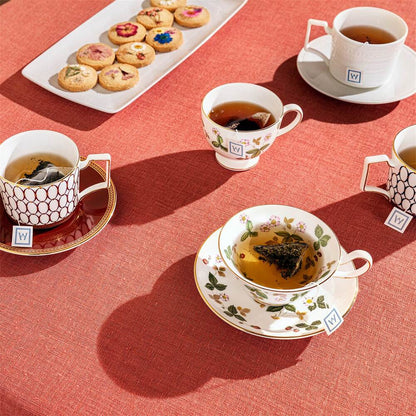 Wild Strawberry Teacup & Saucer by Wedgwood Additional Image - 2