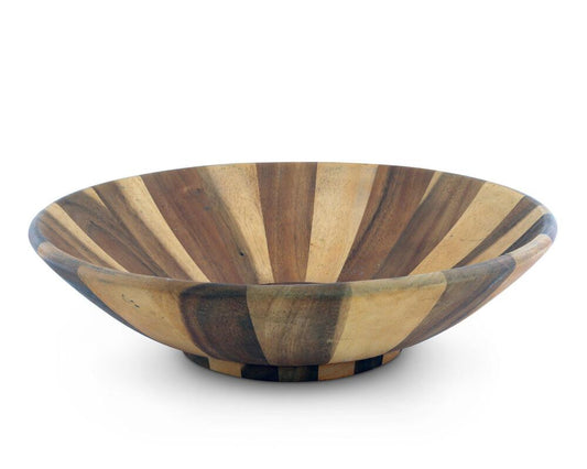 Wok Style Wooden Acacia Salad Bowl Extra Large by Arthur Court Designs