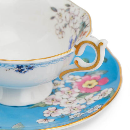 Wonderlust Apple Blossom Teacup And Saucer by Wedgwood Additional Image - 2