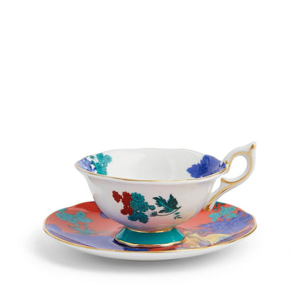 Wonderlust Golden Parrot Teacup & Saucer by Wedgwood