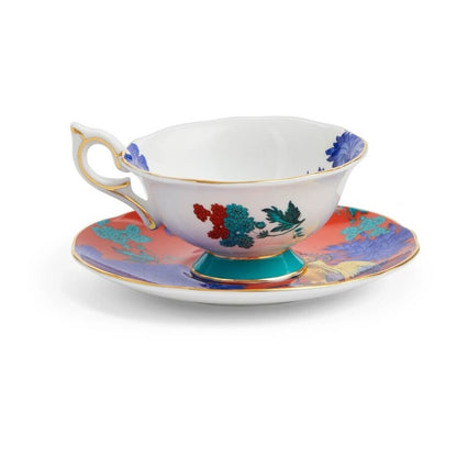 Wonderlust Golden Parrot Teacup & Saucer by Wedgwood Additional Image - 4