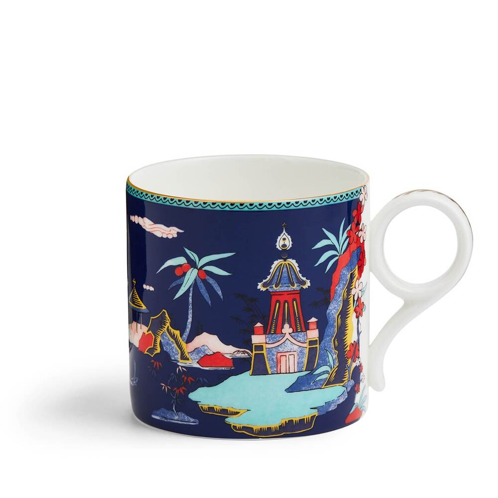 Wonderlust Large Blue Pagoda Mug by Wedgwood