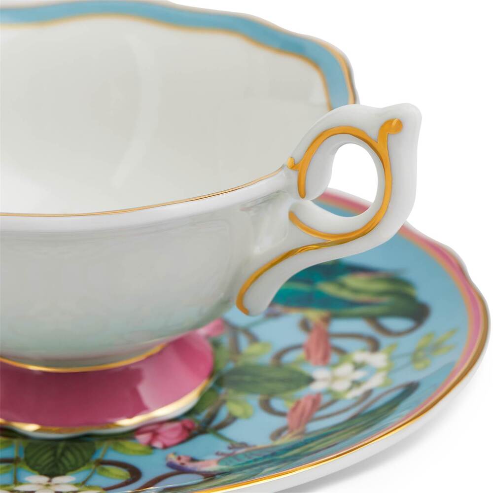 Wonderlust Menagerie Teacup & Saucer by Wedgwood Additional Image - 2
