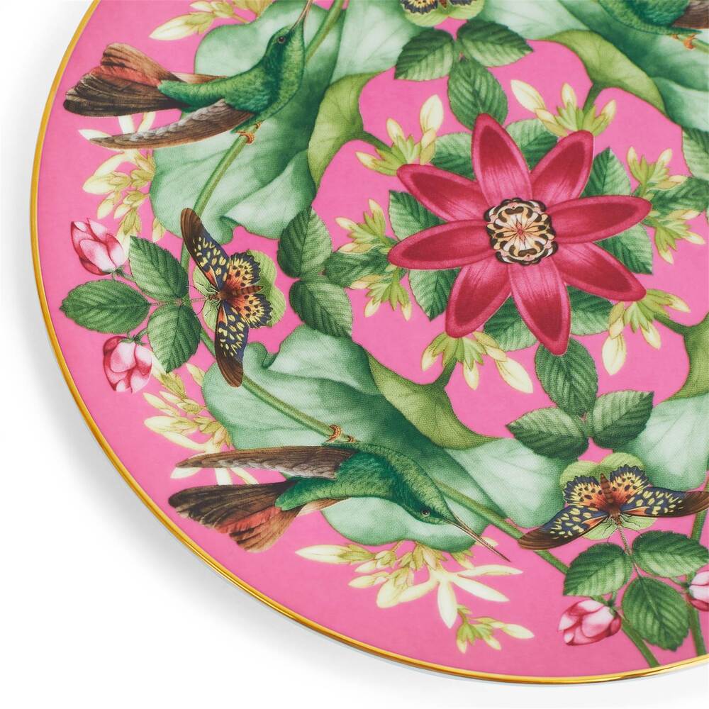 Wonderlust Pink Lotus Plate by Wedgwood Additional Image - 1