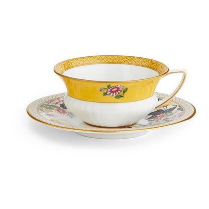 Wonderlust Primrose Teacup And Saucer by Wedgwood