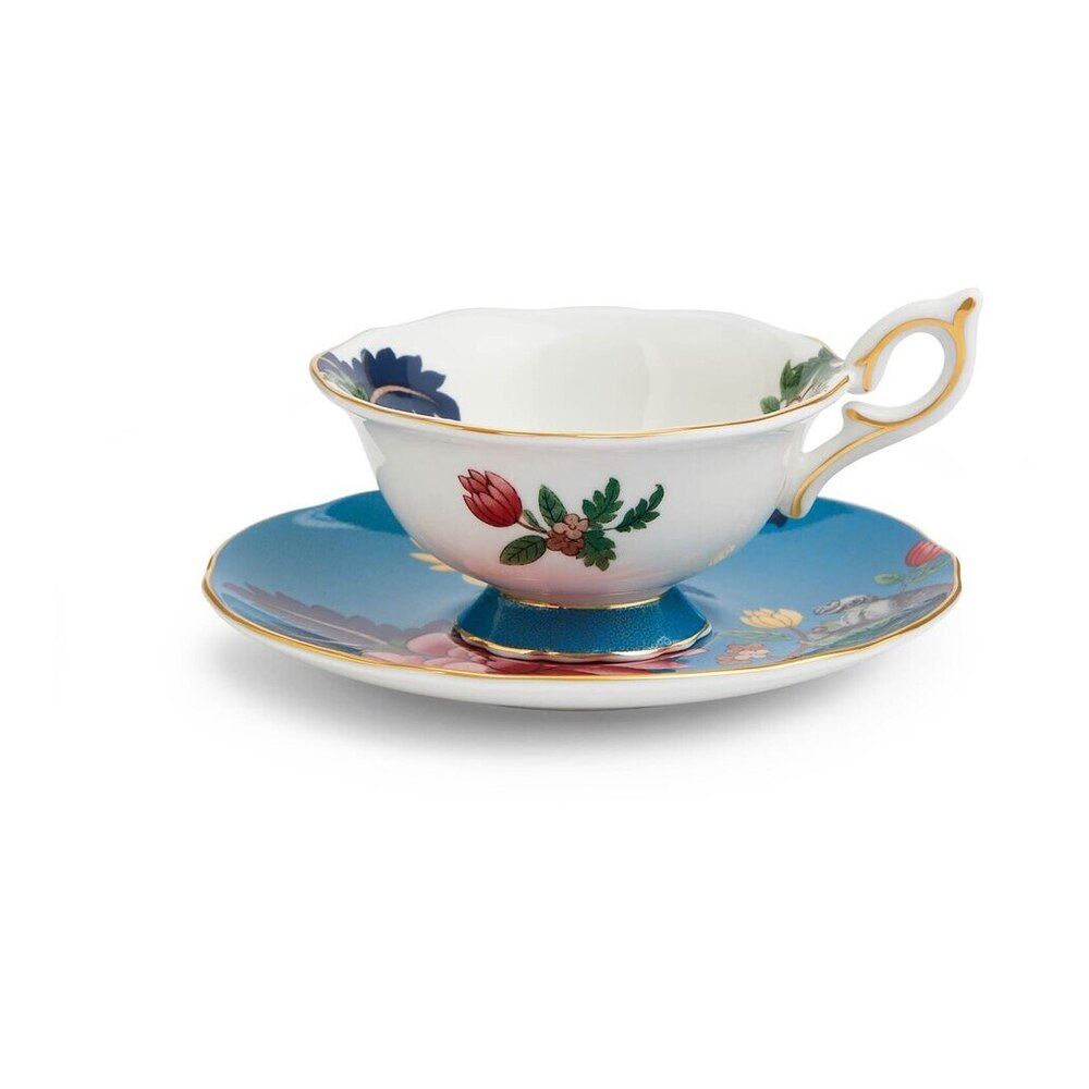 Wonderlust Sapphire Garden Teacup & Saucer by Wedgwood