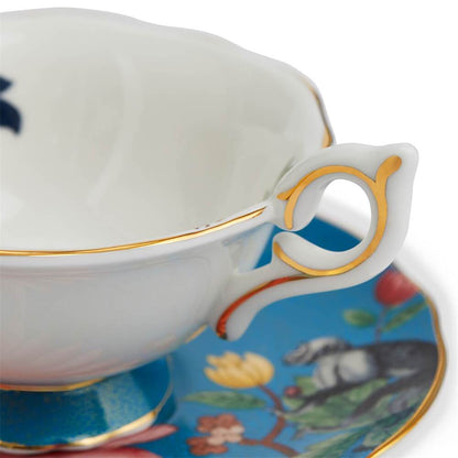 Wonderlust Sapphire Garden Teacup & Saucer by Wedgwood Additional Image - 2