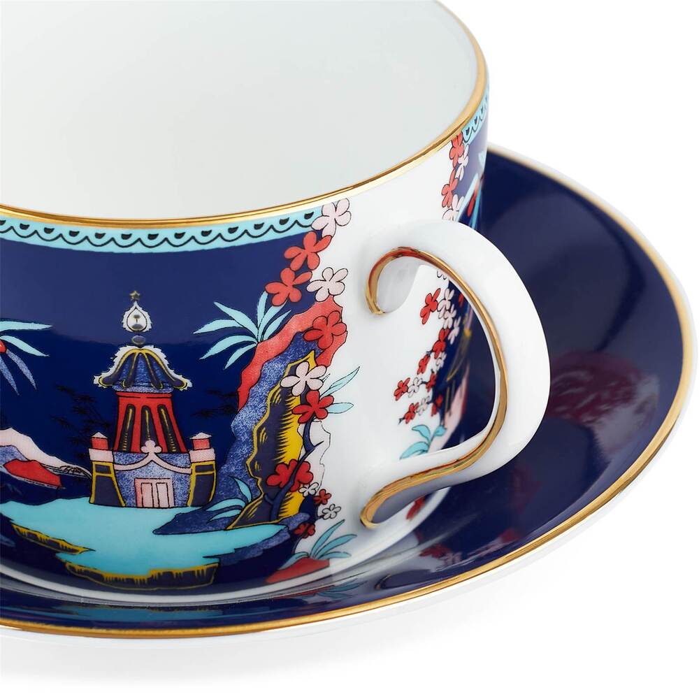 Wonderlust Teacup & Saucer, Set Of 4 by Wedgwood Additional Image - 2