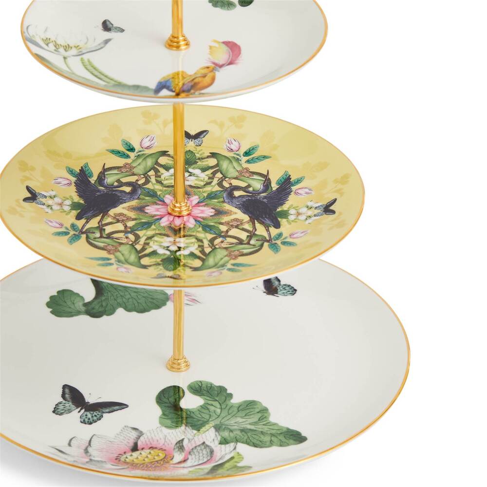 Wonderlust Waterlily 3 Tier Cake Stand by Wedgwood Additional Image - 4